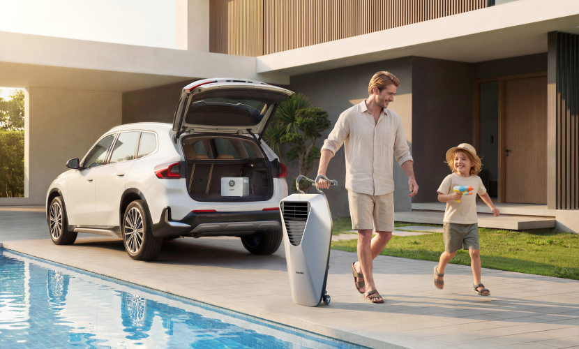 Cordless lithium battery powered design of the iGarden Swim Jet X