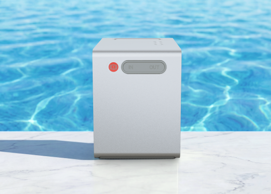 One-tap emergency power cut-off button for swim jet safety