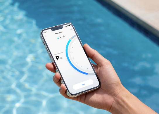 Wi-Fi enabled remote app control interface for iGarden Swim Jet X Series