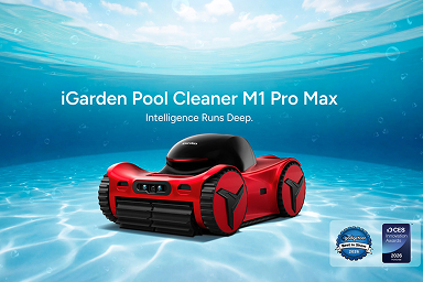 Ces 2026 Innovation Award Honoree Igarden M1 Pro Max Launches as World's First Bionic Dual-Vision Pool Cleaner