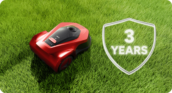 El robot cortacésped serie iGarden L AWD ofrece 3 años de garantía