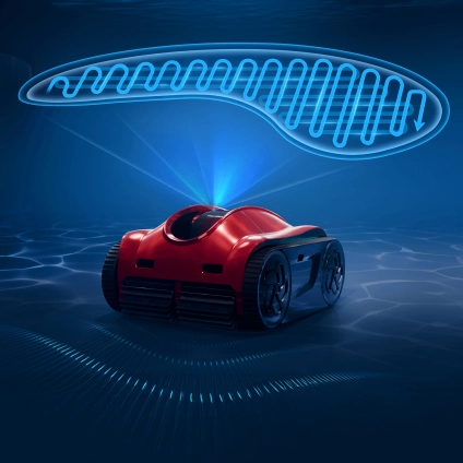 iGarden Pool Cleaner K Pro utiliza tecnología de mapeo de piscinas de precisión para planificar rutas de limpieza