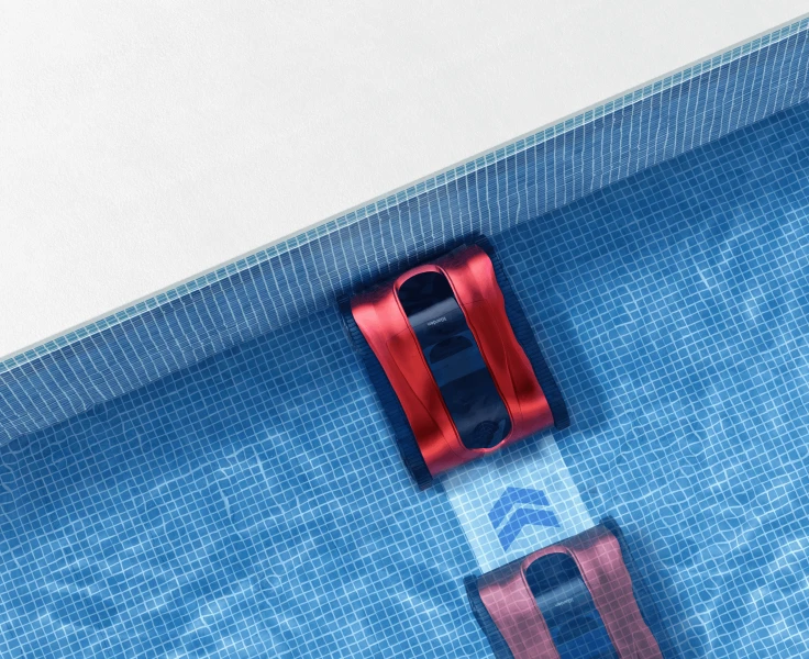 iGarden Pool Cleaner K Pro frega el suelo de la piscina diseñado con una cesta para residuos de gran capacidad