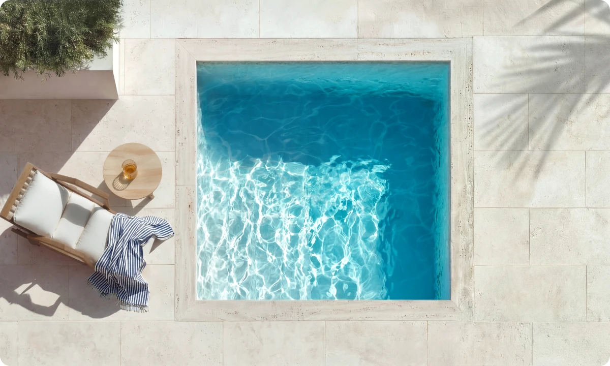 Vielseitige iGarden Swim Jet X-Serie, kompatibel mit kleinen quadratischen Schwimmbecken