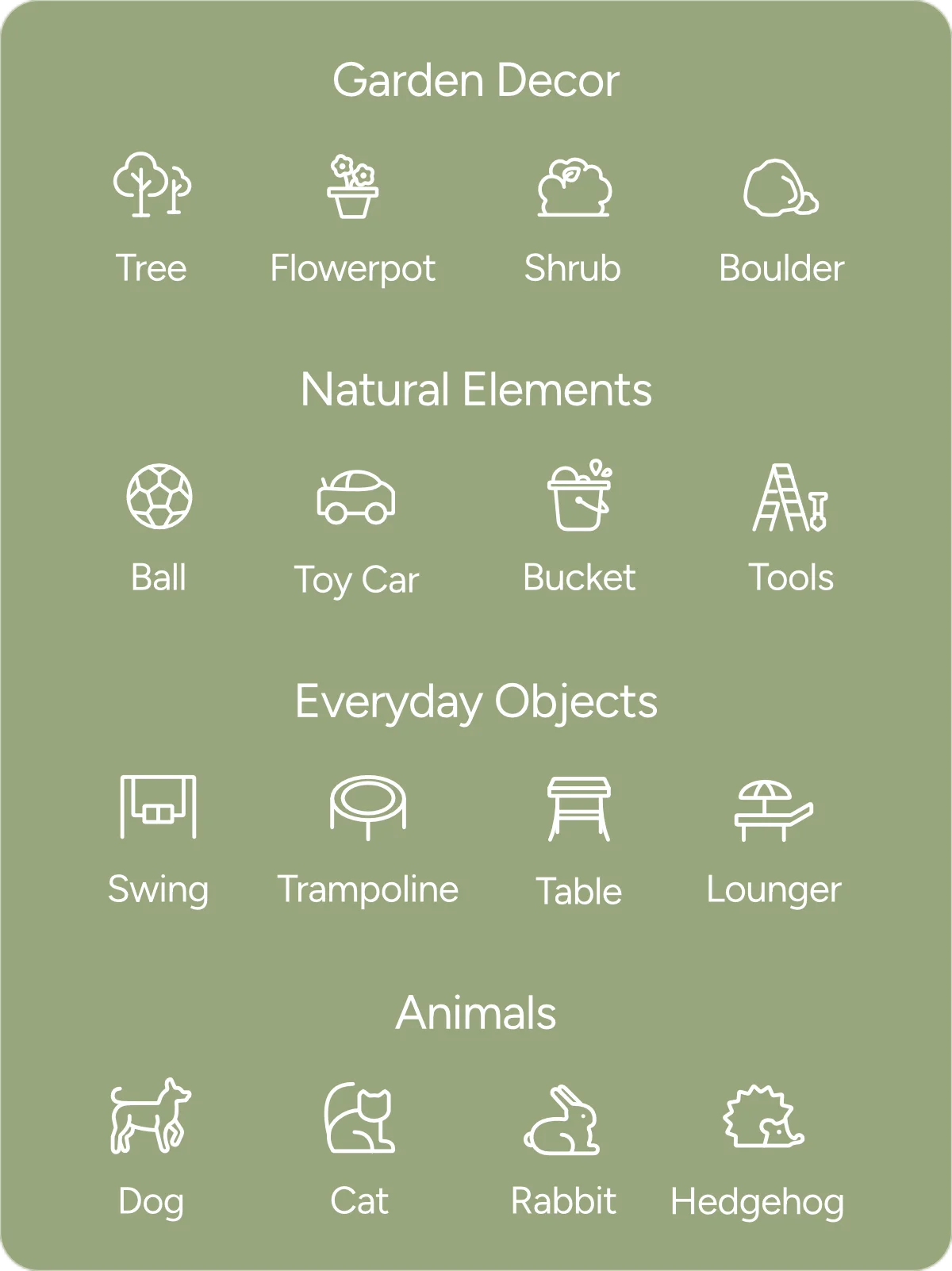 iGarden L AWD Series robotic lawn mower obstacle recognition showcasing AI-powered safety routing for pets, children, garden hoses, and patio furniture.
