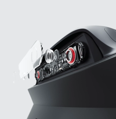 Nahaufnahme des 160°-Ultraweitwinkel-Stereobilds der iGarden R-Serie: