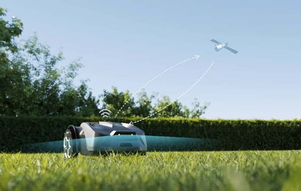 iGarden R-Serie nutzt NetRTK und Stereovision zum Scannen und Navigieren entlang einer Gartenhecke