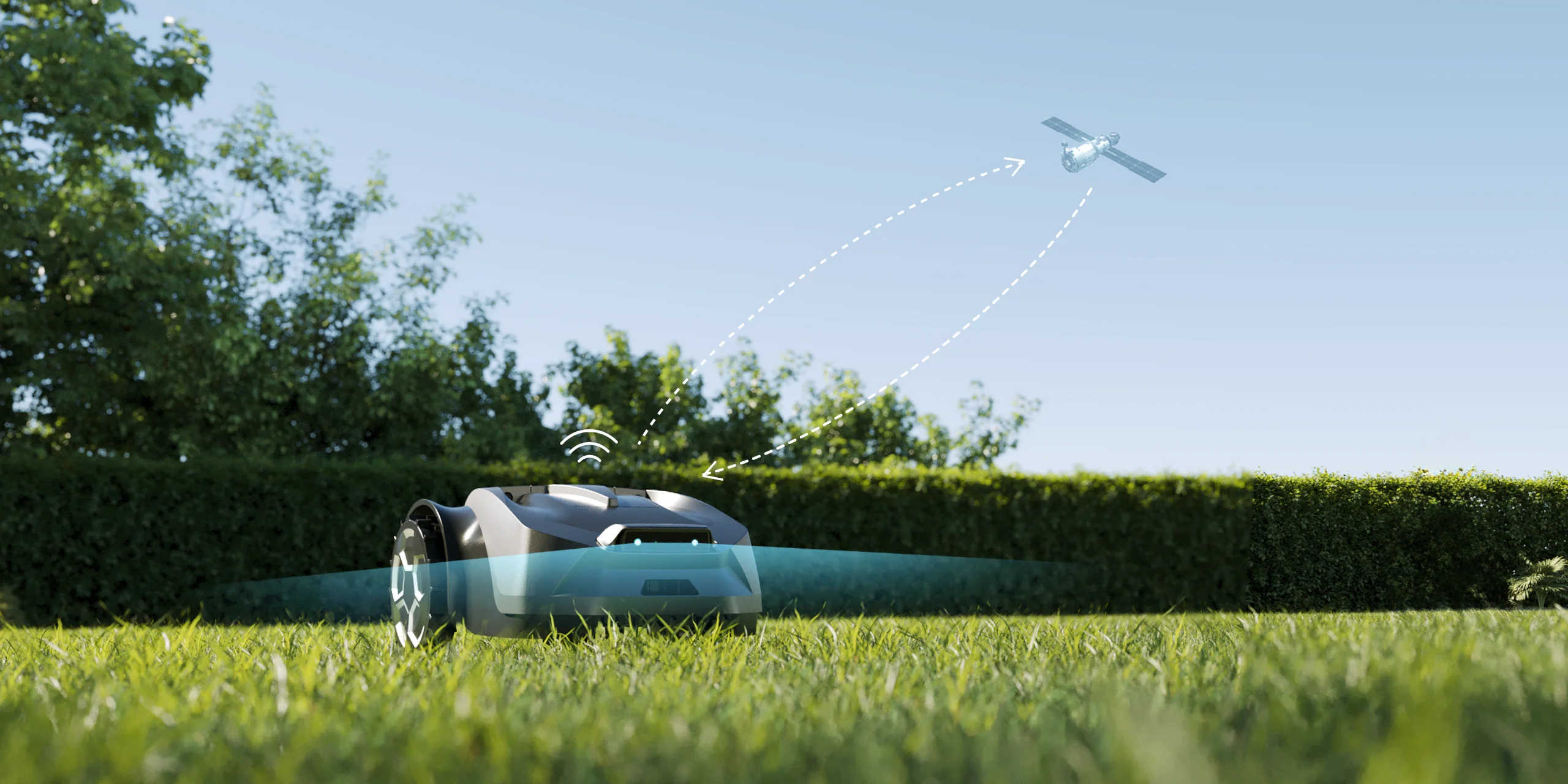 iGarden R-Serie nutzt NetRTK und Stereovision zum Scannen und Navigieren entlang einer Gartenhecke