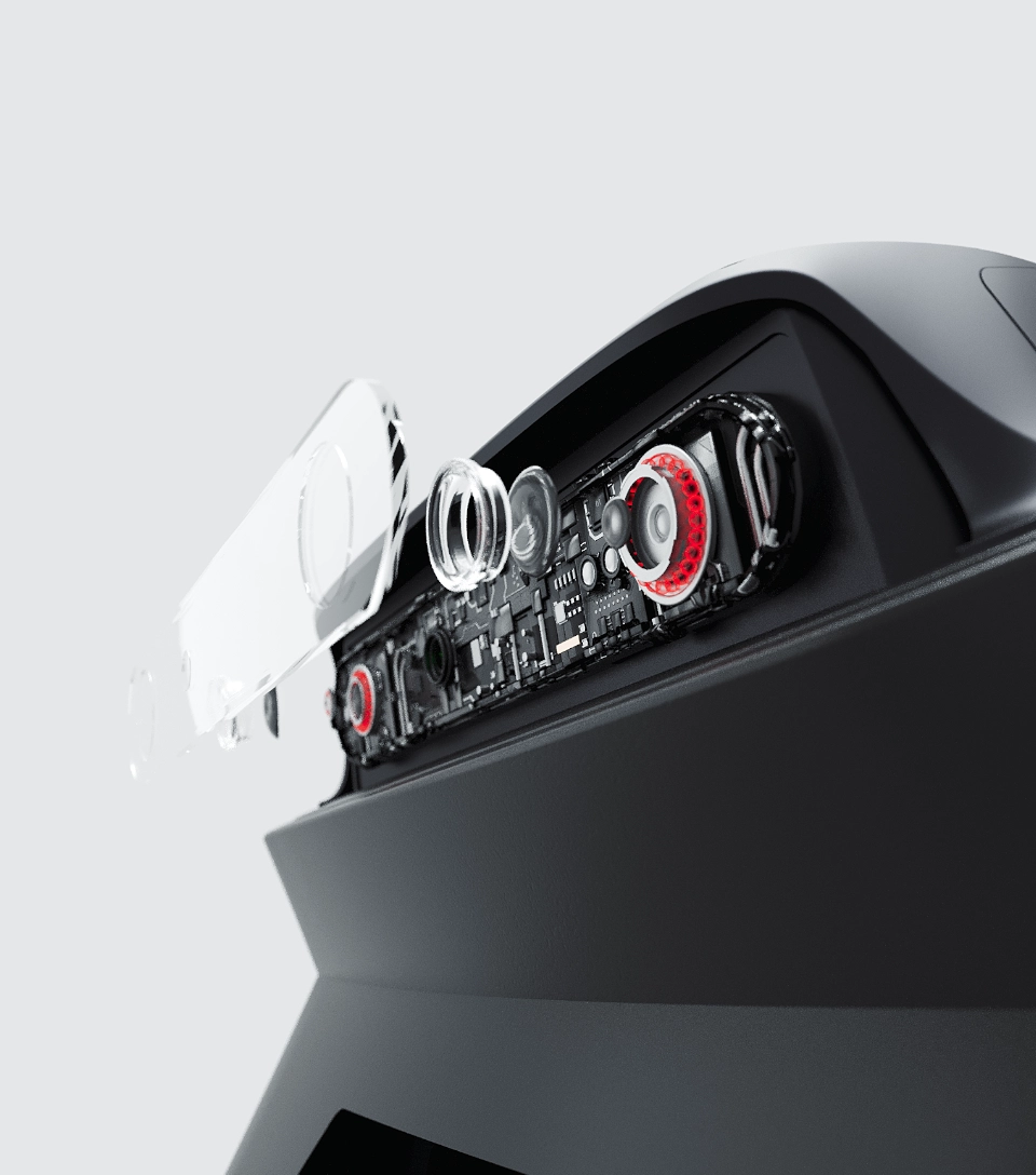 Nahaufnahme des 160°-Ultraweitwinkel-Stereobilds der iGarden R-Serie: