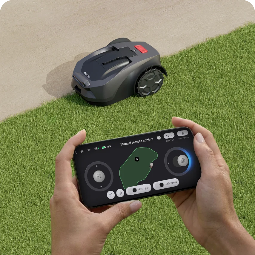 Manuelle Fernbedienung des Robotermähers der iGarden R-Serie für individuelle Kanten und Formen