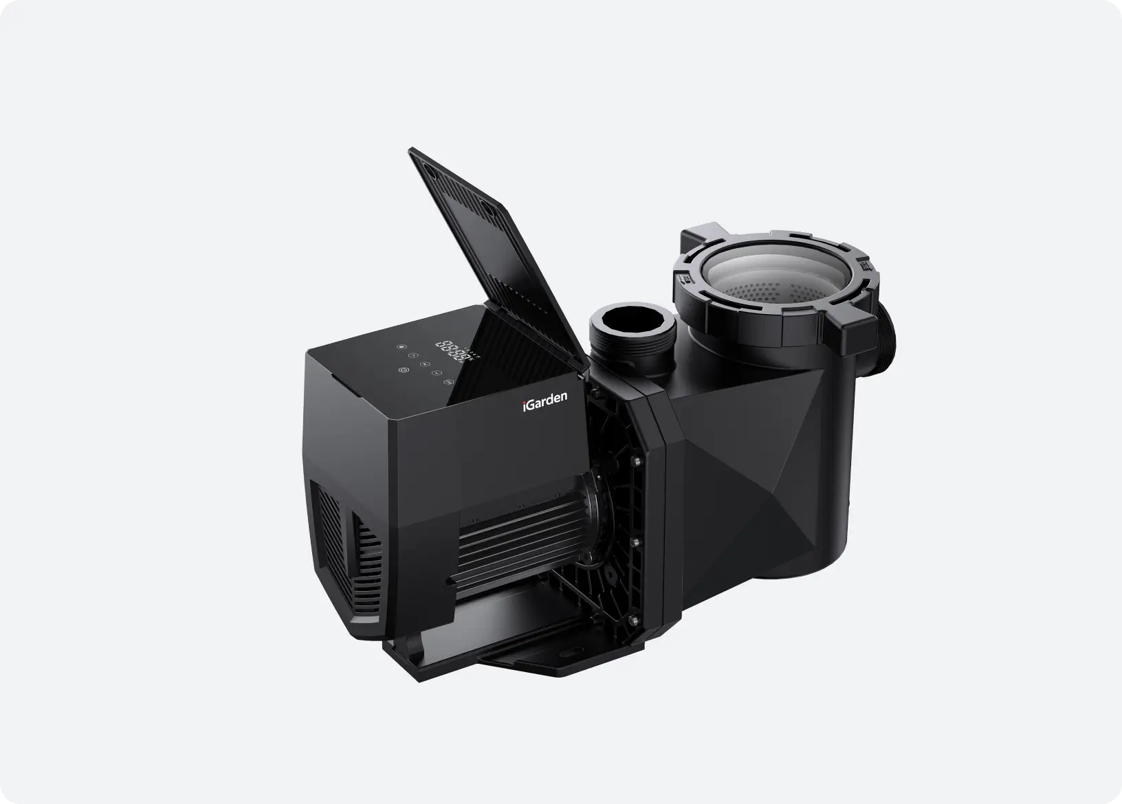 What's in the box: iGarden Pool Water Pump P Series variable-speed pool pump unit